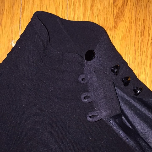 Ralph Lauren pleated turtleneck/side zipper/vent - Picture 4 of 14